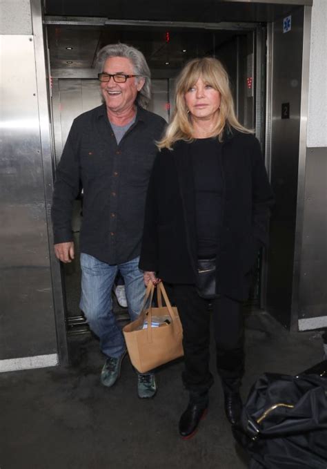 Goldie Hawn and Kurt Russell at LAX in Los Angeles 02/18/2023 • CelebMafia