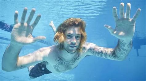 Nirvana Cover : Baby From Nirvana S Nevermind Recreates Album Cover For ...