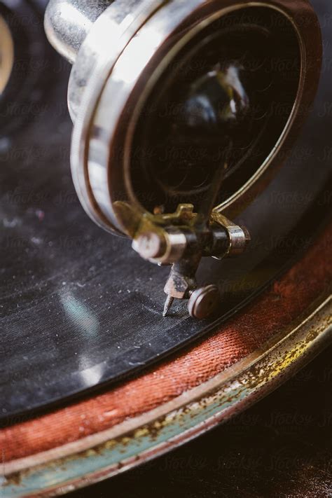 "Old Vintage Gramophone Record Player" by Stocksy Contributor "Pixel ...