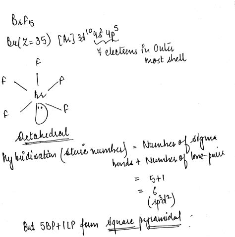 Brf5 Molecular Geometry