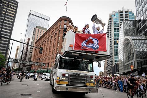 Photos of the Colorado Avalanche Stanley Cup parade, rally in Denver