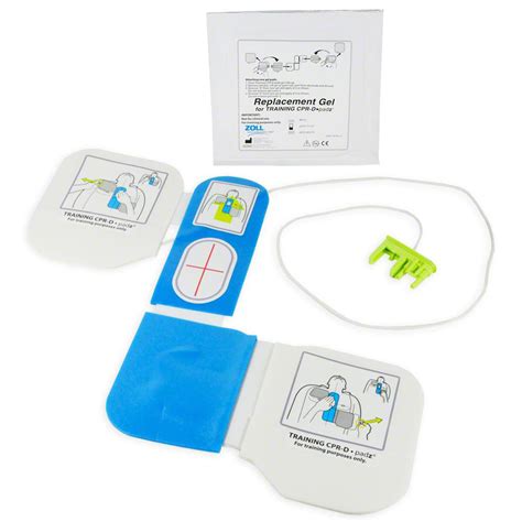 ZOLL® AED Plus® Replacement TRAINING Electrode Pad - AED Superstore - 8900-0804-01