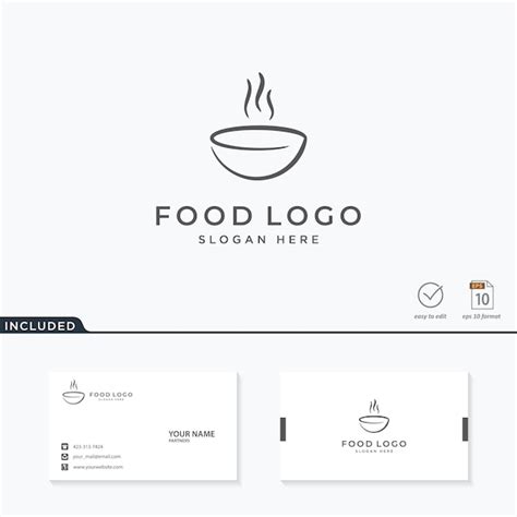 Premium Vector | Food logo design