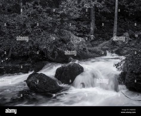 Lower waterfall at the Gollinger waterfalls Stock Photo - Alamy