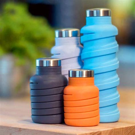 Collapsible Water Bottle | Foldable Water Bottle | Pop Up Hydration