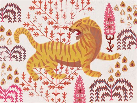 Tibetan tiger by Ruti Shaashua on Artfully Walls | Artfully Walls