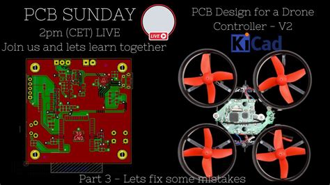 Making our Drone PCB V2 #1 - Lets fix some mistakes - YouTube