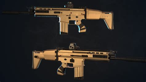 Scar Rifle — polycount