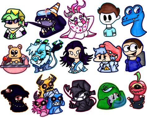 fnf Characters 4 by FluffyAltarias on DeviantArt