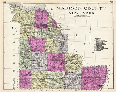 Madison County Ny Map - Agnese Latashia