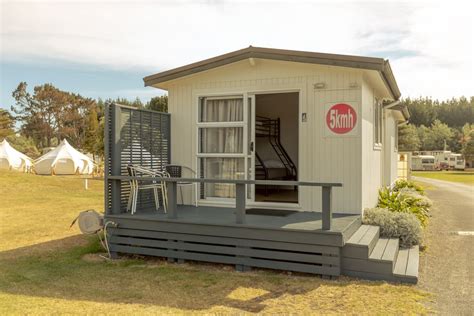 Cabin Accommodation At Foxton Beach, Your Tasman Holiday Park