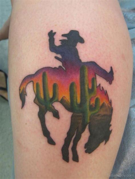 Colorful Cowboy Tattoo Design | Tattoo Designs, Tattoo Pictures