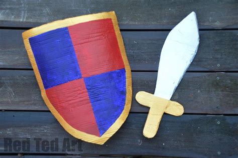 How to make a Knight's Shield - Red Ted Art's Blog