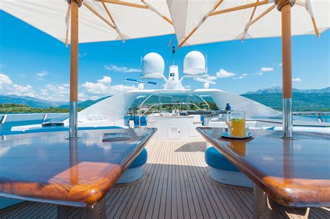 Fantastic sun deck with Jacuzzi hot tub — Yacht Charter & Superyacht News