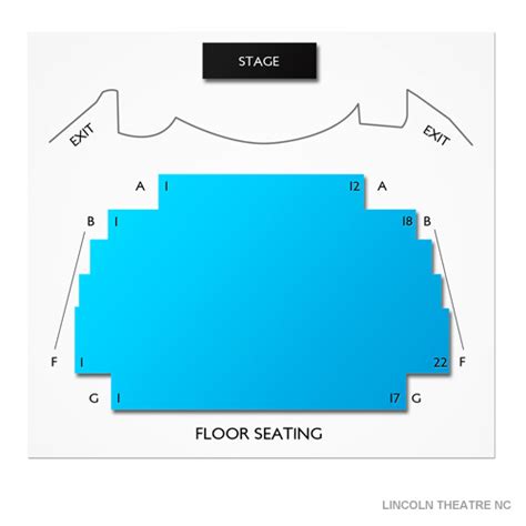 Lincoln Theatre Seating Chart Raleigh Nc: A Visual Reference of Charts | Chart Master