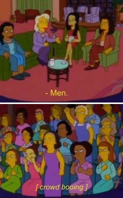 Simpsons men crowd booing Blank Template - Imgflip