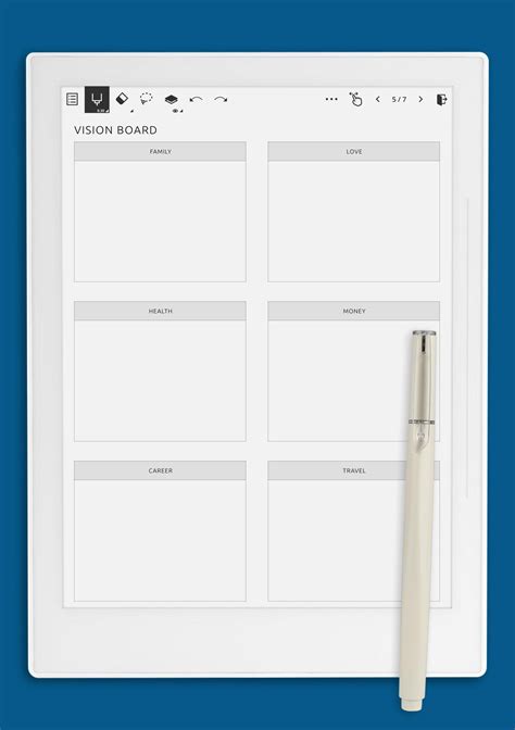 Download Printable Vision Board PDF