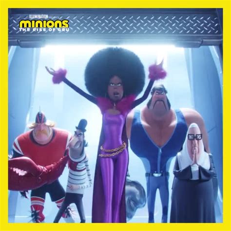 See the leader of the Vicious 6, Belle Bottom, in #Minions: The Rise of ...