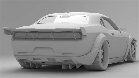 Hellephant Dodge Challenger – – WIP and 3D Art Showcase – Forum Hum3D