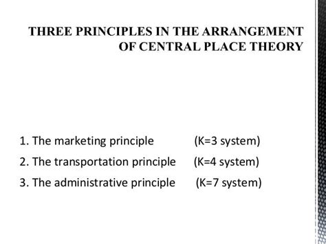 Central Place Theory