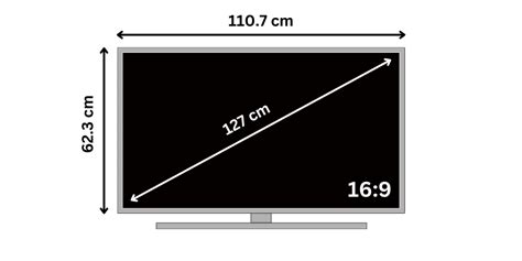 50 Inch TV Dimensions | Television Size, Length, Width