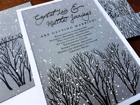 Winter Wedding Invitations • Winter Theme Decor ⋆ partyinvitecards ...