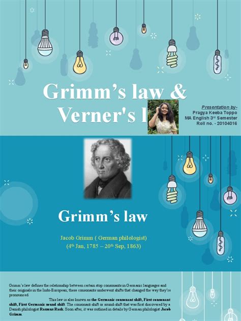 Grimm's Law and Verner's Law (Final) | PDF | Phonetics | Oral Communication