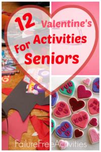 Valentine's Day activities for seniors Valentines Day activities for elder care http://www.f ...