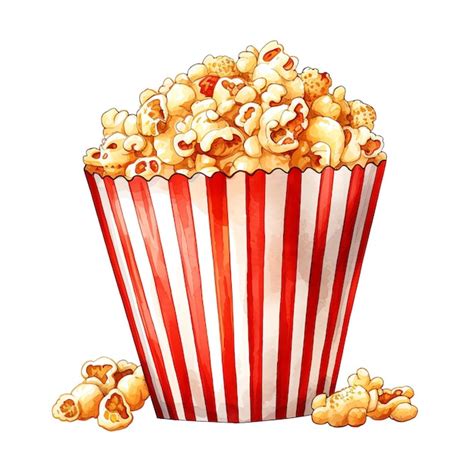 Free Popcorn Bucket Clipart: Download High-Quality Images for Your Projects