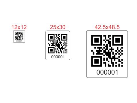 QR Code Label Template