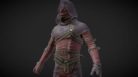 Shrouded Armor set - Dark Brotherhood - 3D model by Spyros Frigas ...