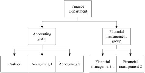 Typical Finance Department Structure