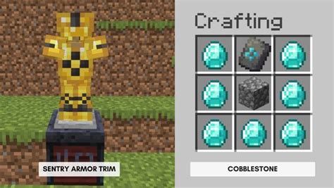 Crafting Recipes of Armor Trims in Minecraft 1.20 (2023)