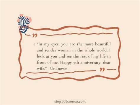 7th Years Wedding Anniversary Quotes, Wishes for the Couples