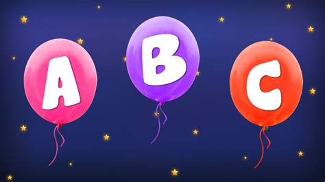 ABC Songs for Children | ABC Balloon Song (+playlist) | Abc songs, Kids ...