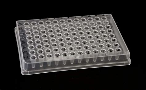 Full Skirted 96 well PCR plate + black print grid, 25 per box - You Do Bio