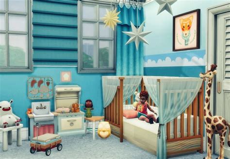 Suburban House • Toddler's room | The Sims 4 in 2022 | Sims 4 house design, Sims house design ...