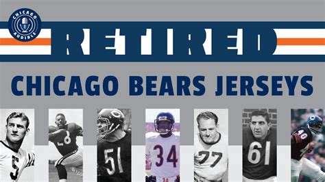 Da Greats: Retired Chicago Bears Jersey Numbers - The Chicago Audible