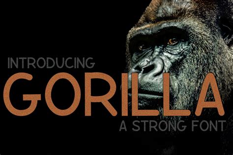 Gorilla (43534) | Logo | Font Bundles