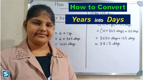 Conversion Of Years To Days | Years To Days | How To Convert Years To Days - YouTube