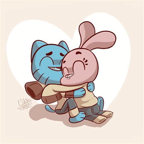 Hug by Arachnide-pool | The amazing world of gumball, World of gumball ...