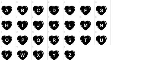 JLR Simple Hearts Font | UrbanFonts.com