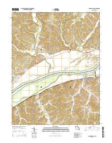 Auxvasse Creek Topo Map in Callaway County, Missouri