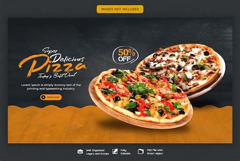 Pizza Banner - Free Vectors & PSDs to Download