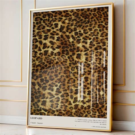 Leopard Print Decor - Etsy