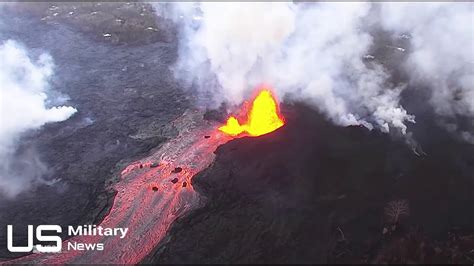 Hawaii volcano Live webcam of Kilauea amid fears of Hurricane Hectors ...