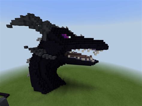 🐲EnderDragon Head | Build🐲 | Minecraft Amino