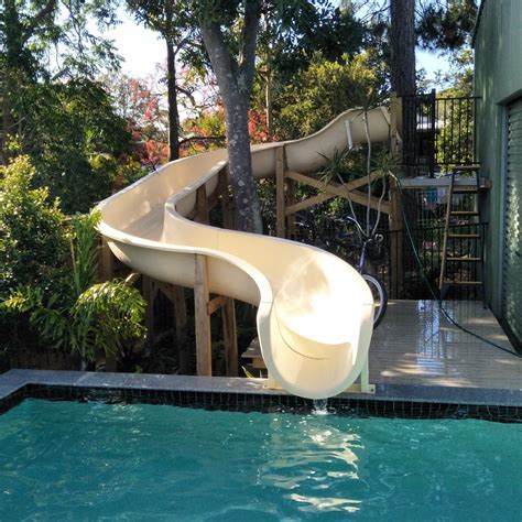 DIY AquaSlide™ - Modular Pool Water Slide (Start & End Sections) – The ...