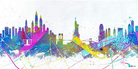 New York City Skyline – NY0002 - My Stencils