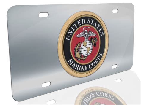 Marine Seal on Stainless Steel License Plate | Elektroplate